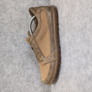 Patagonia Tawa Cardamom Brown Leather Canvas Lace Up Hiker Sneakers Men's Sz 9